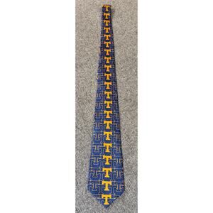 Vintage University of Tennessee U of T men's necktie tie orange T Bacon & Co.